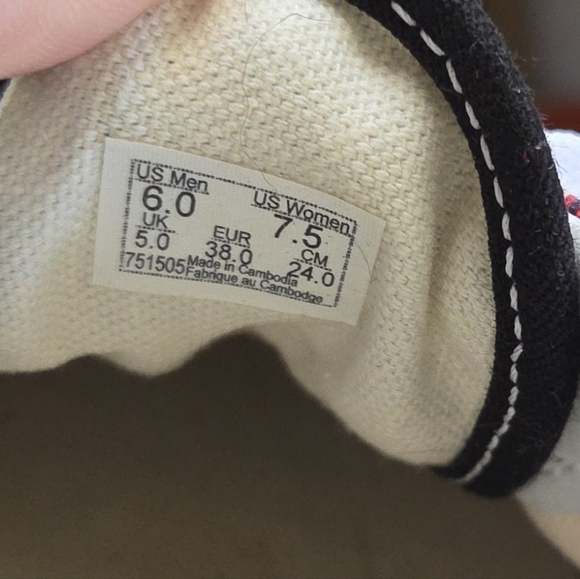 Vans Tartan Era Womans Size 7.5 Or Mens 6 - Picture 4 of 5